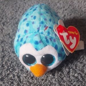 TY Teeny Tys GUS the Blue Penguin 4" Tiny Plush w/ Tags, 2016